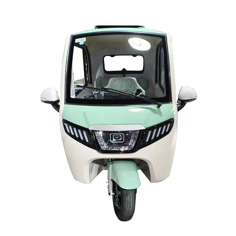 Passenger Electric Tricycles 3 Wheeler Auto Rickshaw Tuk Tuk Scooter vehicle With Plastic Cabin