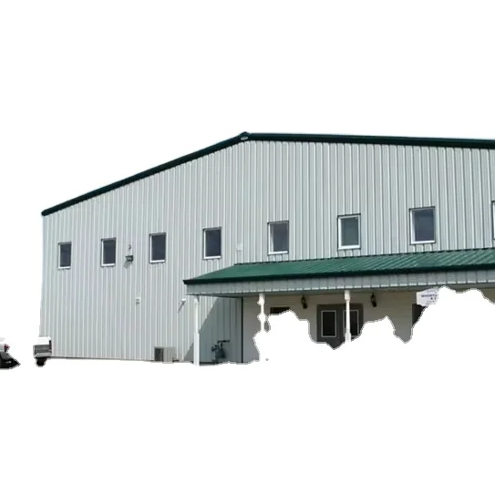 price solar panel rail waterproof type carbon steel structure carport  prefabricated building office light steel structure house