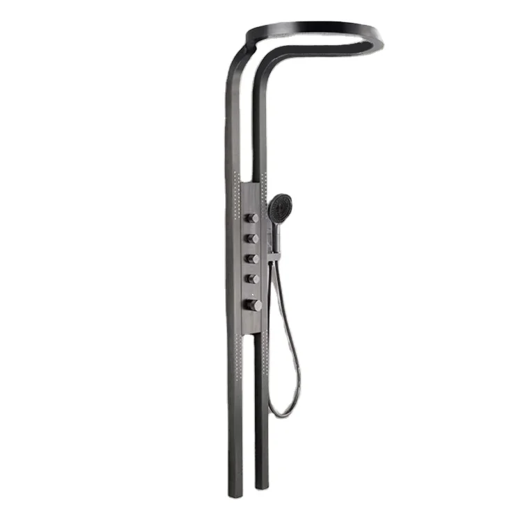 Modern Creative Waterfall Shower Head Mixer Set Rainfall Shower Panel System