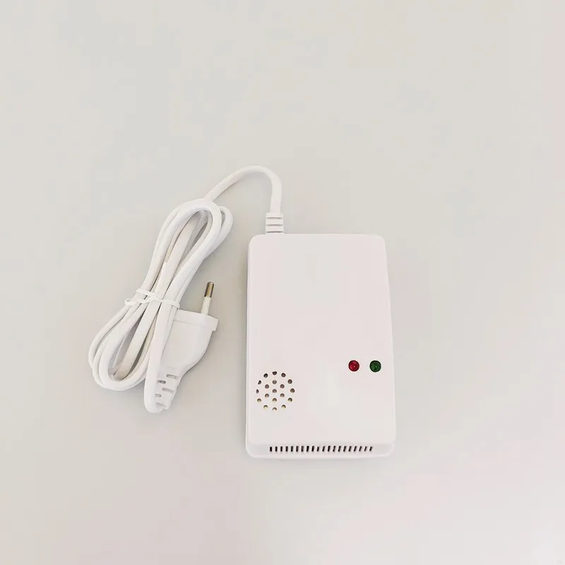 Wholesale Home Fire Safety Gas Leak Detector Alarm AC100-240V Natural Gas LPG Gas Detectors with Solenoid Valve