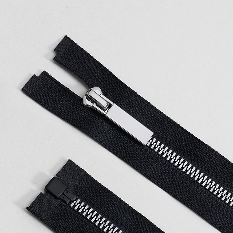 YAB Wholesale Provide Top Sale Manufacturer Customized Size Fashionable Slider Resin Long Zipper