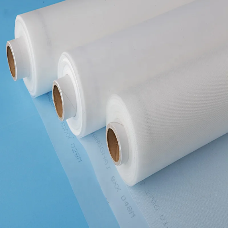 120 135 150 160 180 195 200 250 300 mesh nylon polyester silk screen printing mesh for screen printing