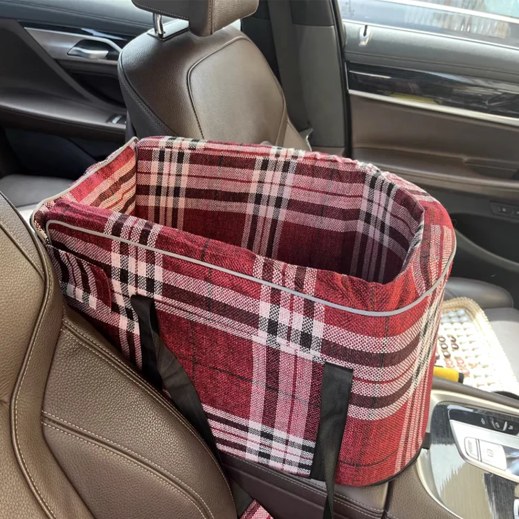 Customized Washable Portable Car Center Console Pet Seat For Small Dogs
