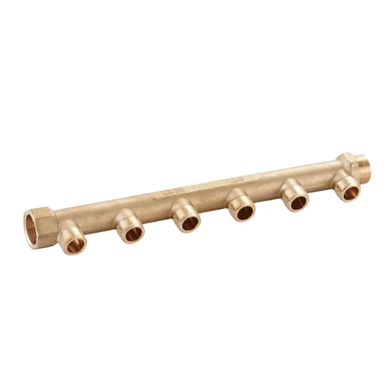 2 - 6 ways brass water manifold  under floor heating  system BJ35001