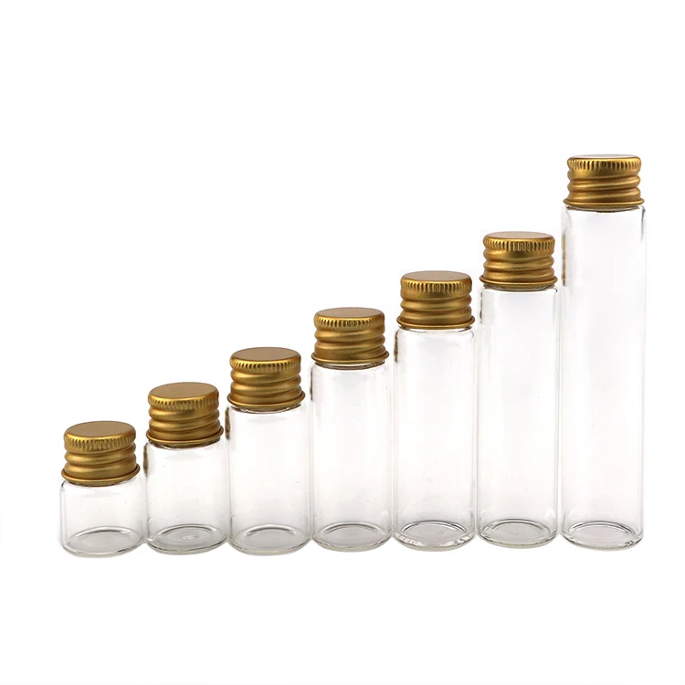 mini glass vials