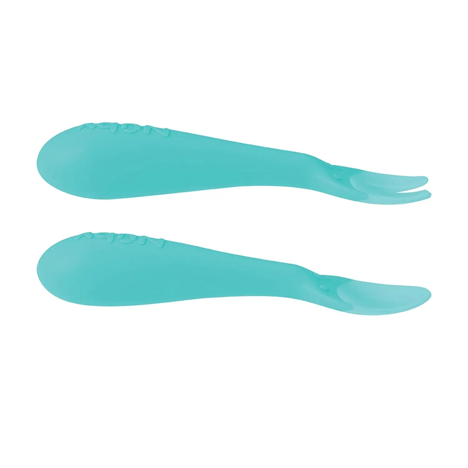 Customized BPA Free 100% Safe Eco-friendly Toddler Utensils Feeding Soft-Tip Silicone Training Spoons for Baby Led Weaning