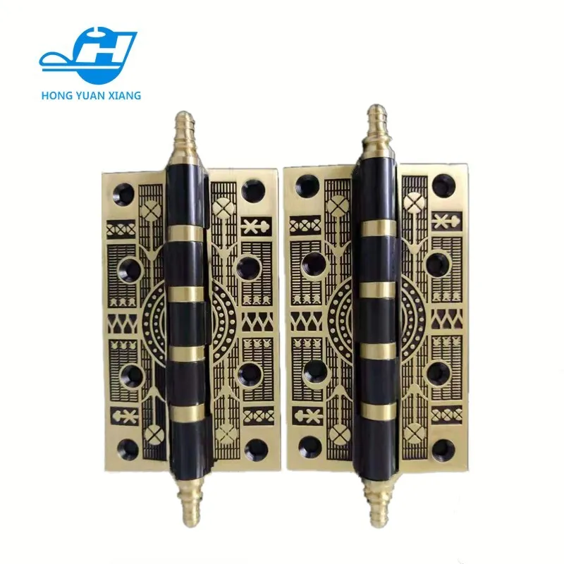 
good quality luxury style Black color brass door hinges for door 