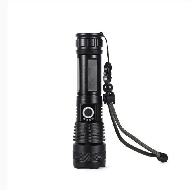 Zoomable Waterproof Led High Lumens USB Rechargeable Flashlight Flashlight