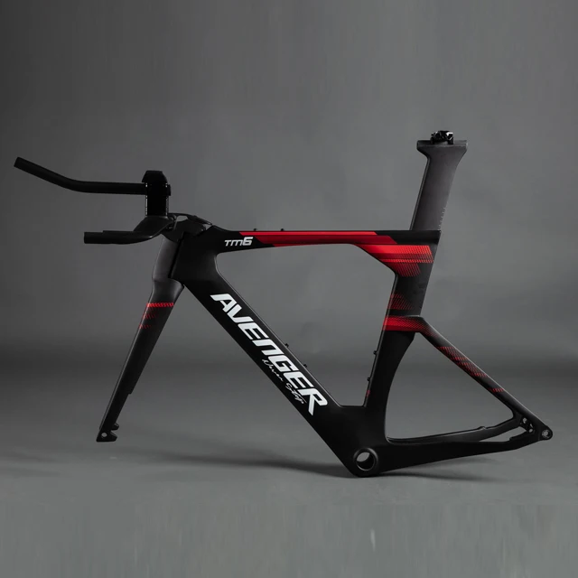 High End Avenger Hongfu Bike TT Stem Cover TT Bike Frame Carbon Time Trial Disc Triathlon TT Carbon Bike Frame