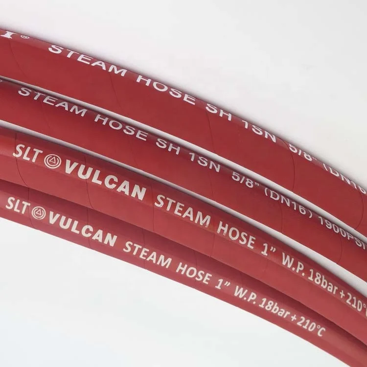 Высокое давление Температурное сопротивление черный 1/2 дюймов 12 мм с запахом Паровая гибкая труба 58 гибкий шланг для горячей воды