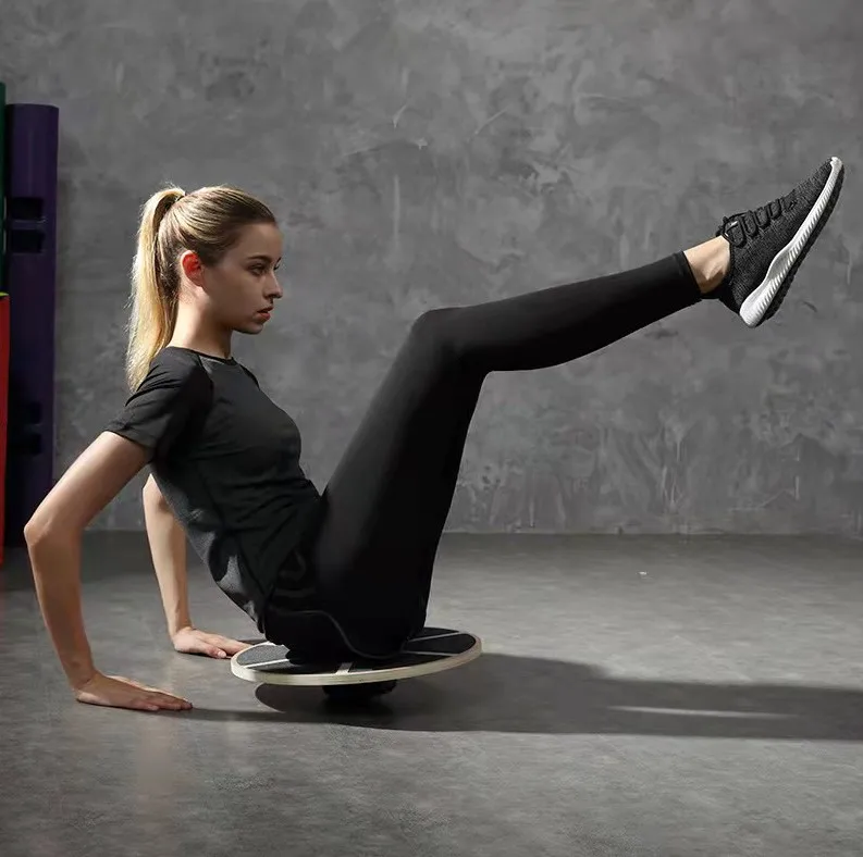 balance board  (14). Small MOQ multifunctional Round Balance Board wobble board  