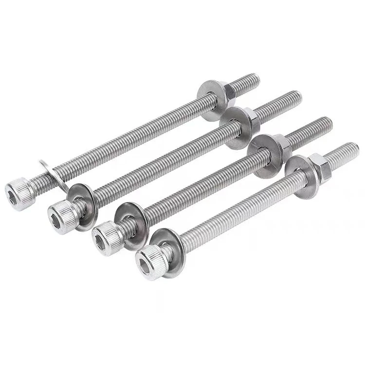 M8 x 150mm Stainless Steel Long Hex Socket Screws Lengthen Threaded Allen Key Bolt