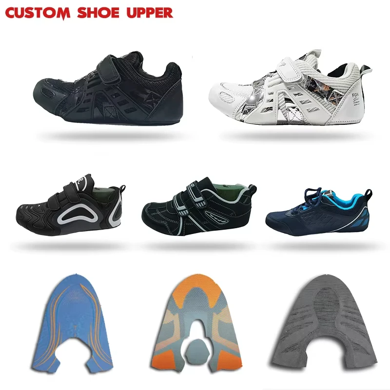 High Quality Fashion Comfortable Soft Custom Logo Cheap Running Sport Semi-finish Vamp Shoes Upper Manufacturer Factory