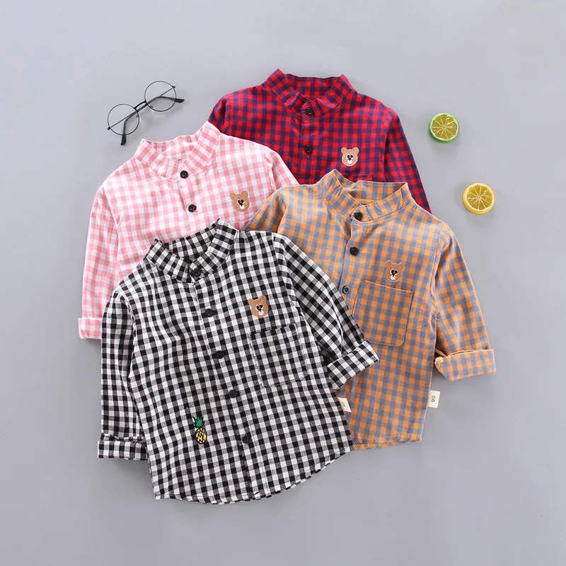 
Infant Kids Boys Shirt Clothes Blouse Baby Boy Cotton Shirts T-shirt Clothing 