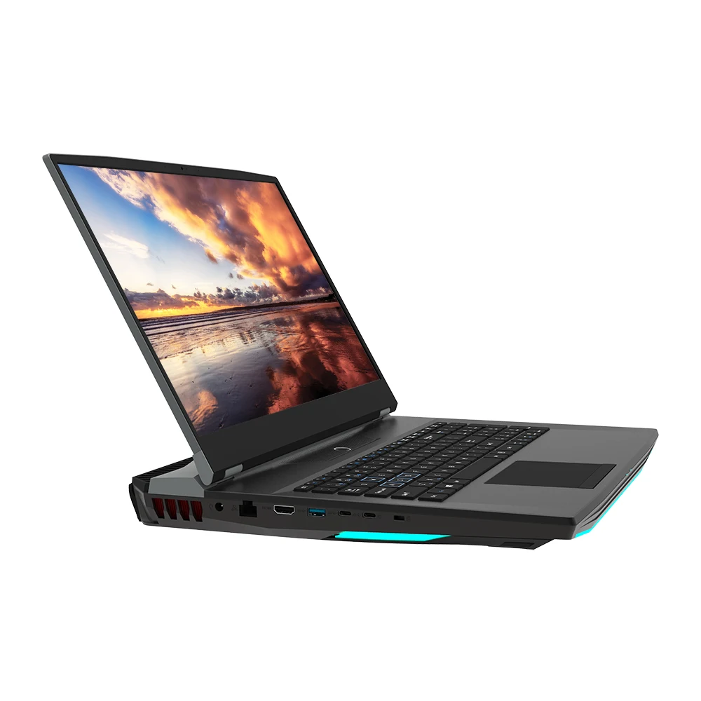 On stock Christmas gaming laptop 17.3 Inch Intel Core I7 SSD Win 11 games notebook at computer store