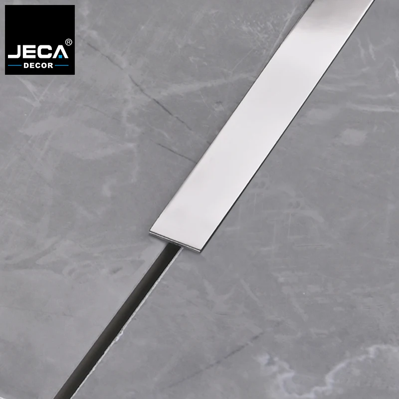Foshan Professional Manufacturer JECA OEM Flat Trim Strip For Wall Furniture Gold Stainless Steel Mirror