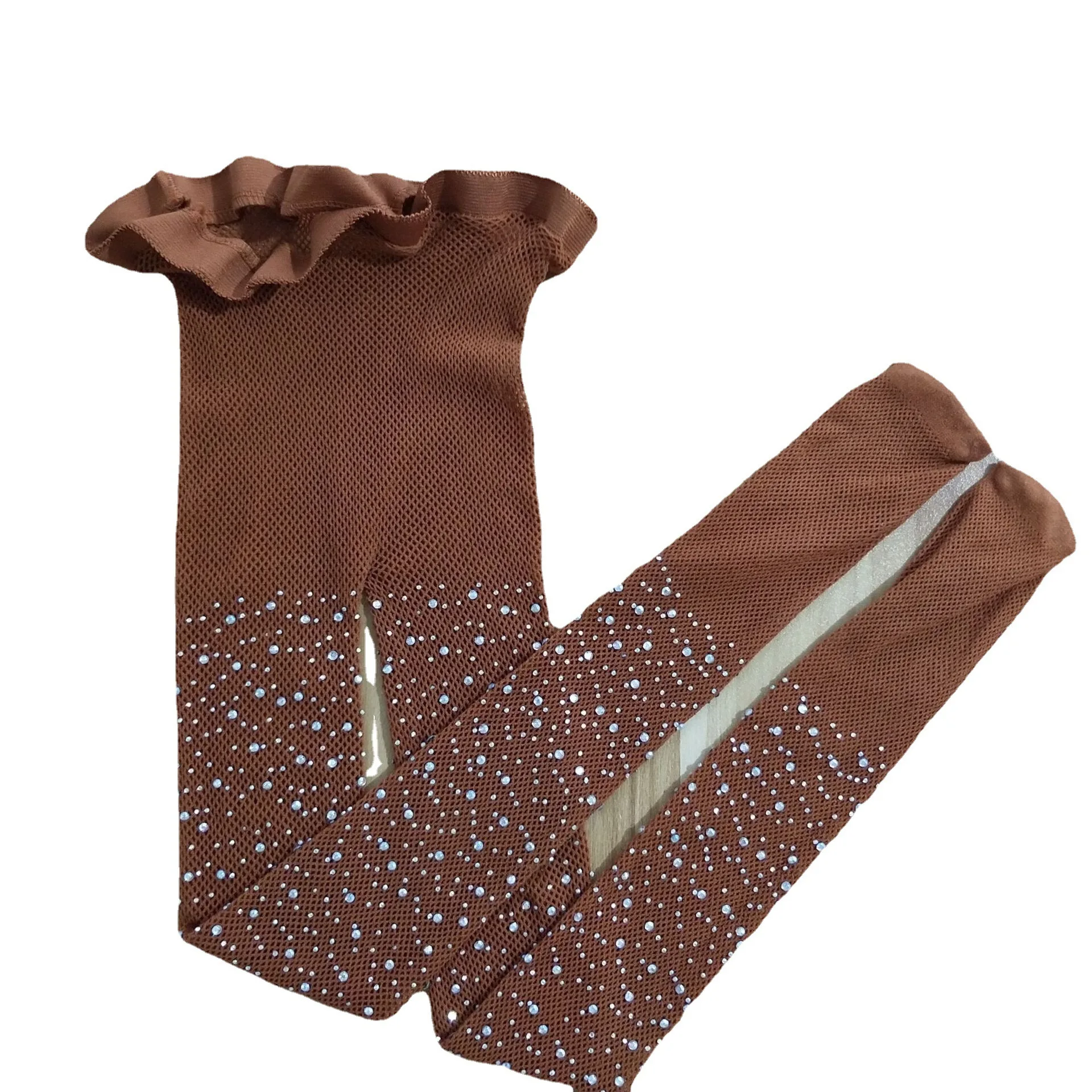 New Girls Tights Toddler Rhinestone Fishnet Pantyhose Children Mesh Stockings Fishnet Bling Glitter Tights With Rhinestone