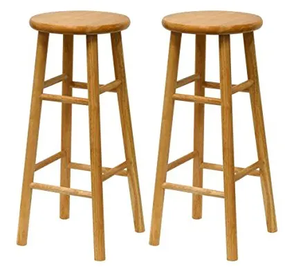 Outdoor Patio Solid Wood Dining Chairs Folding Chairs With Padded Seats