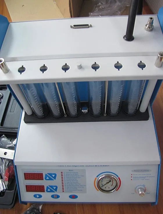 6 jars injection cleaner Ultrasonic Fuel Injector Cleaning Machine MST-A360 Used for Gasoline Engines for All Cars