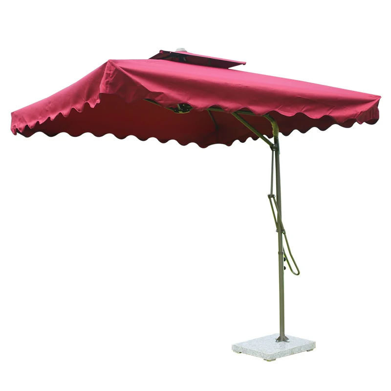 The wrench umbrella cantilever garden patio sun par small roma side pole outdoor yard countryside