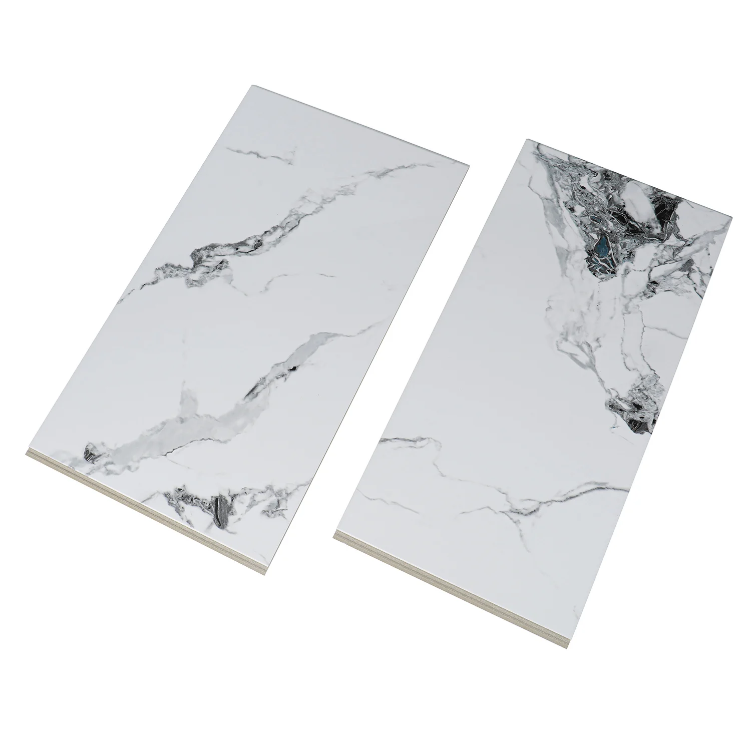 Oushe plastic wpc marble spc PVC Wall Ceiling Panel tiles Night Club Bamboo Wall Board