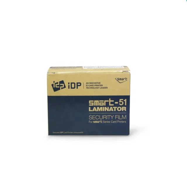 Card Printer Clear Patch-type Laminate 659390 For IDP Smart 51 & 31Printers