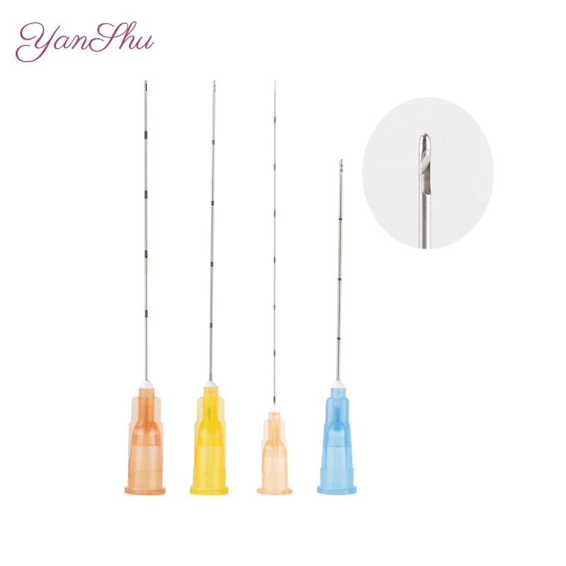 Injectable blunt tip needle micro cannula 16G 18G 21G 22G 23G 25G 27G 30G For Dermal Filler