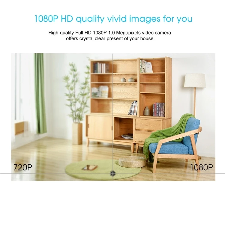 Indoor Panoramic Smart Home Wireless Mini Home Security IP Camera