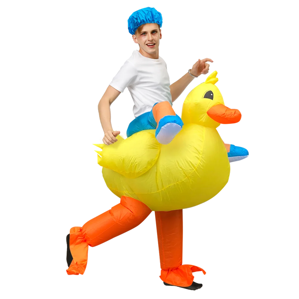 
hot sale inflatable riding duck costume inflatable walking elephant mascot costumes for adult 
