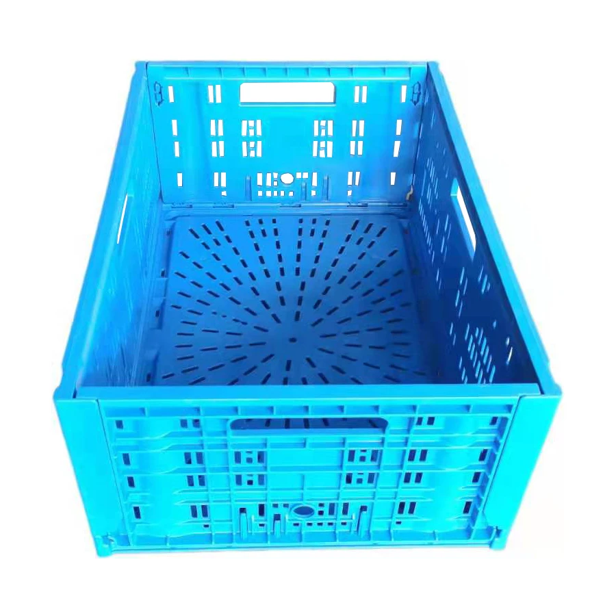 Foldable Crate Plastic Collapsible Plastic Crate Home Office Industry Use Storage Turnover Plastic Folding Crate