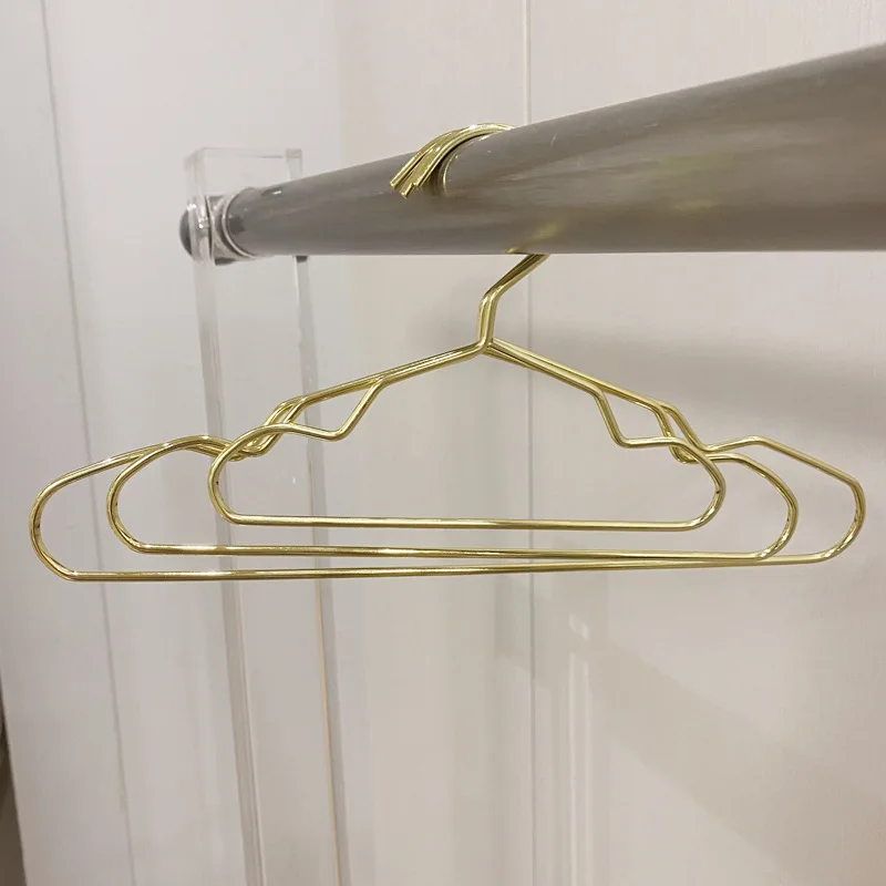 Pet clothing hanger Hooks for Pet Clothes Mini metal small clothes hanging Gold Cat Display Clothes Hanger