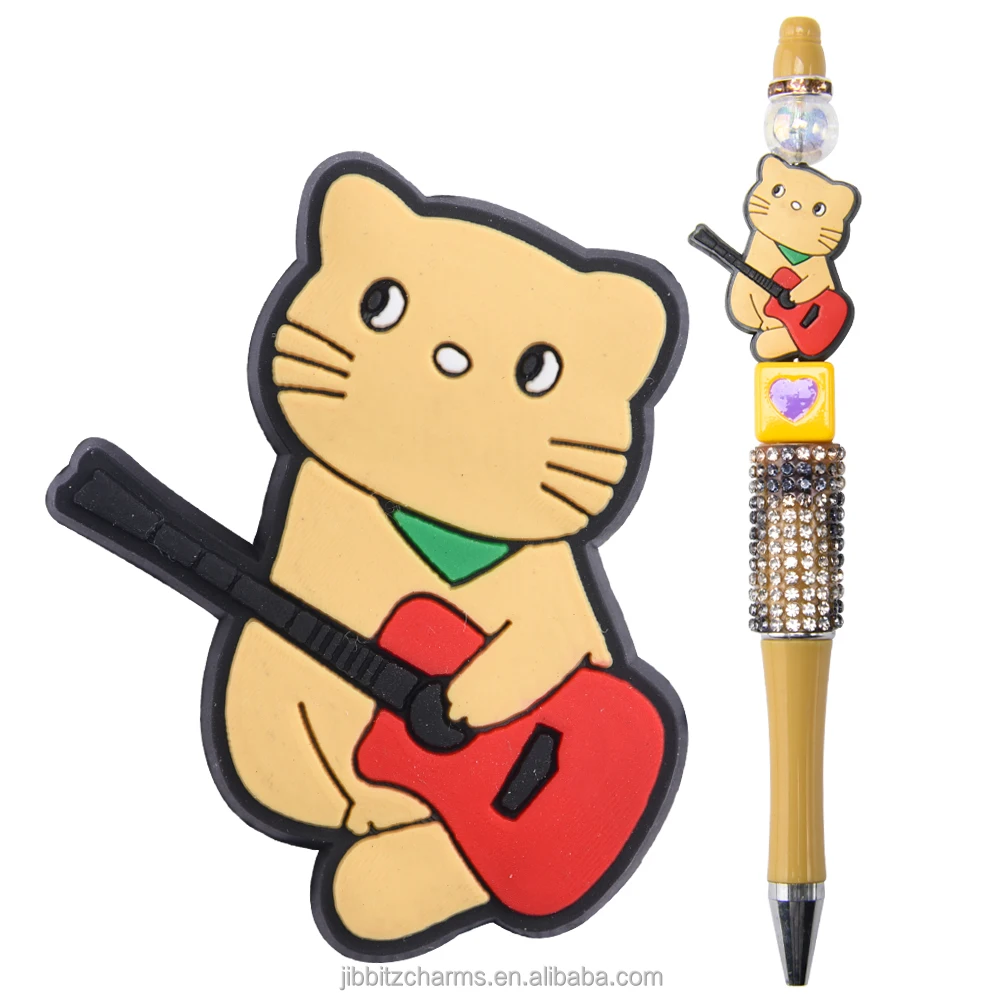 Factory Customized mouse silicone focal beads football team taylor  bad bunny karol g one piece selena beads for pen