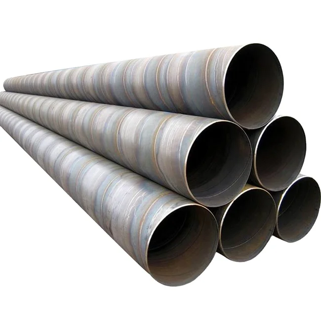 Underground black pipe/SSAW large diameter welded MS steel pipe