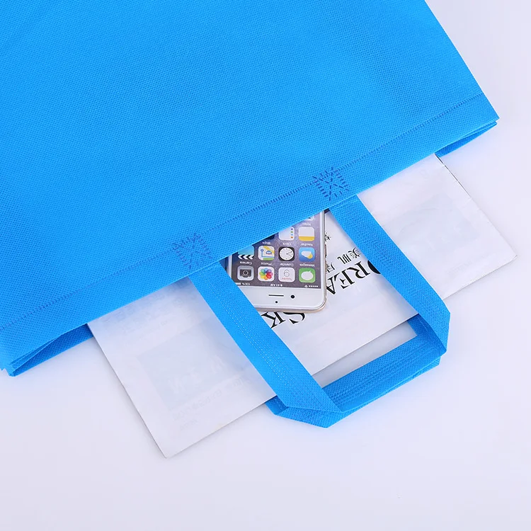 Non-woven Bags Folding Customized Logo Shopping Bag Gift Bag Low MOQ Eco-friendly Material PP Polyester Fujian Accepted Handled