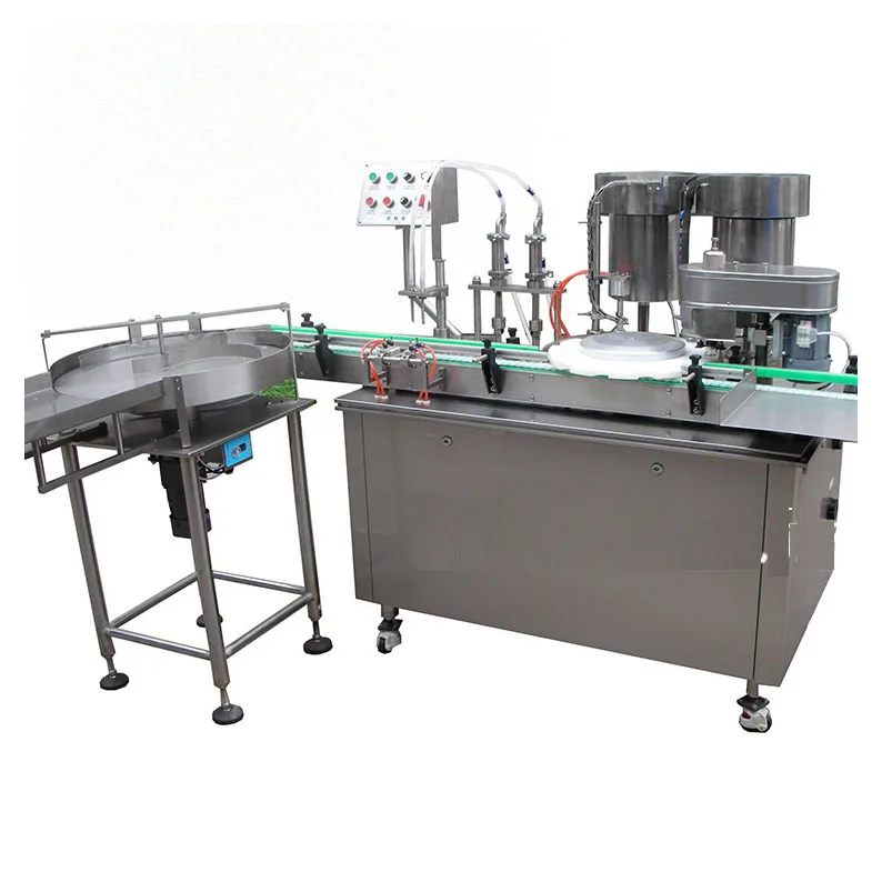 Mini injection 10ml vial filling capping machine