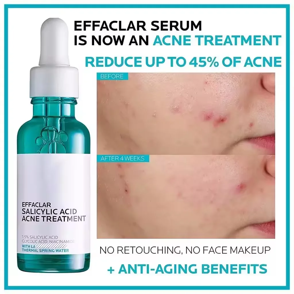 B5 Vitamin C10 Retinol B3 Niacinamide10 Effaclar Serum Anti-Wrinkles Remove Marks Brighten French Skin Care Face La Serum 30ml