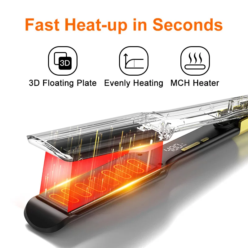 Electric 480F Hair Straightener Professional Titanium 2 In 1 Keratin Treatment Flat Iron Hair Straightener