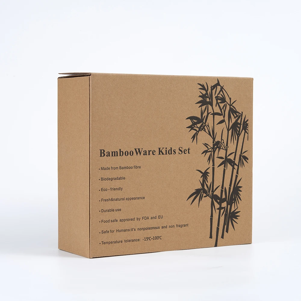 Cartoon Rabbit dinner set bamboo fibre children baby bowl kids tableware