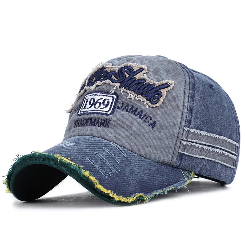 
Wholesale spring 1969 denim baseball cap fashion adjustable snapback hats for men women 