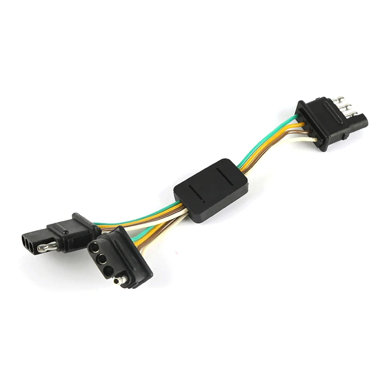 Индивидуальный Электрический жгут проводов, кабель в сборе, разделенный на два прицепа, жгут проводов электродвигателя