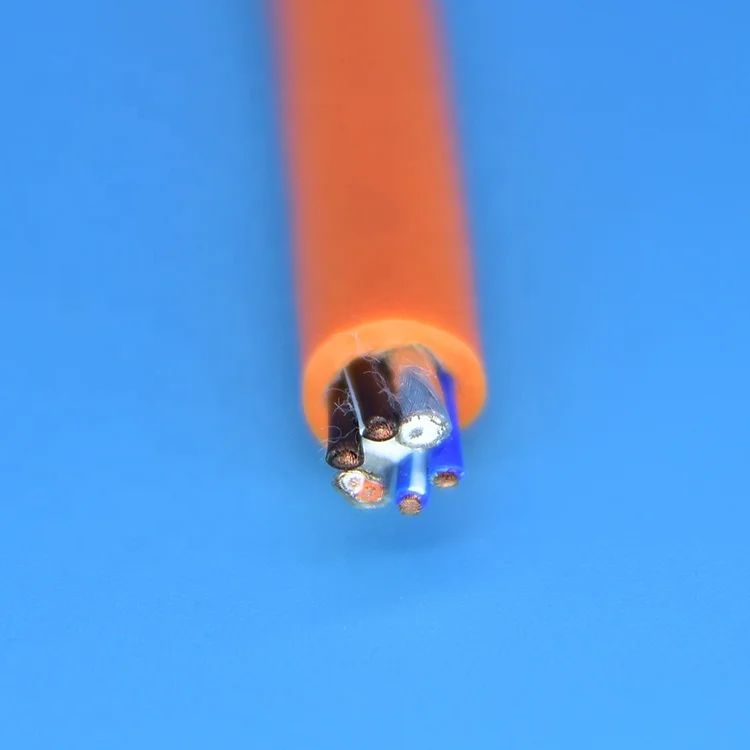 7 core pipe inspection robot cable underwater coaxial cable