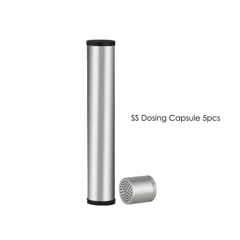 Portable Dosing Capsule canisters and stainless steel containers for XMAX V3 Pro