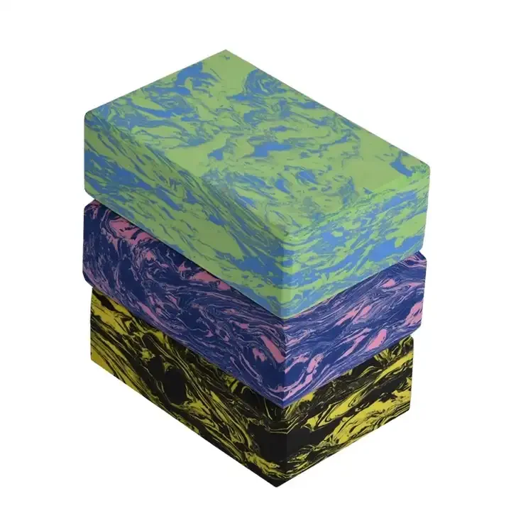 Eco friendly yoga blocks manufacturers private label EVA foam yoga blocks