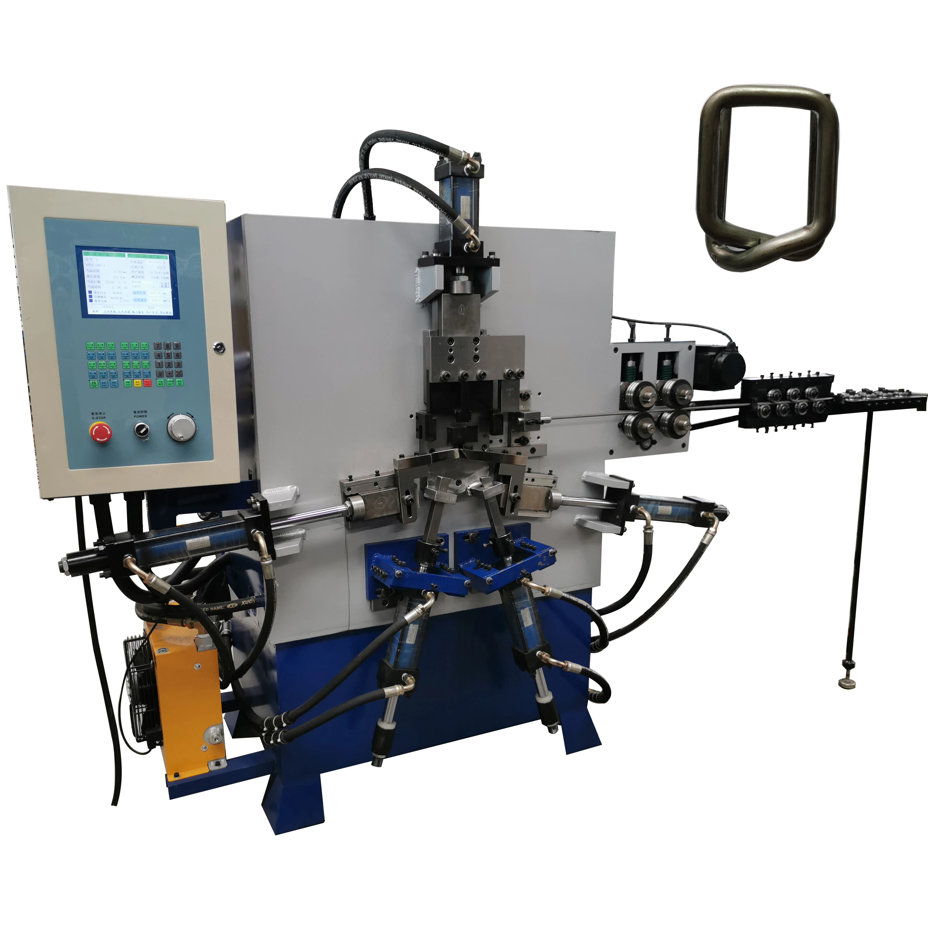 Automatic Metal Wire Strapping packaging Buckle Making Machine