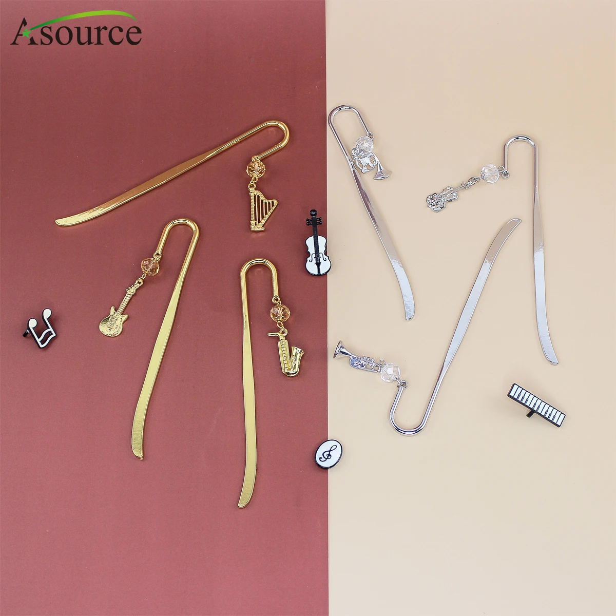 High Quality Gold Bookmark Music Bookmark For Museum Store