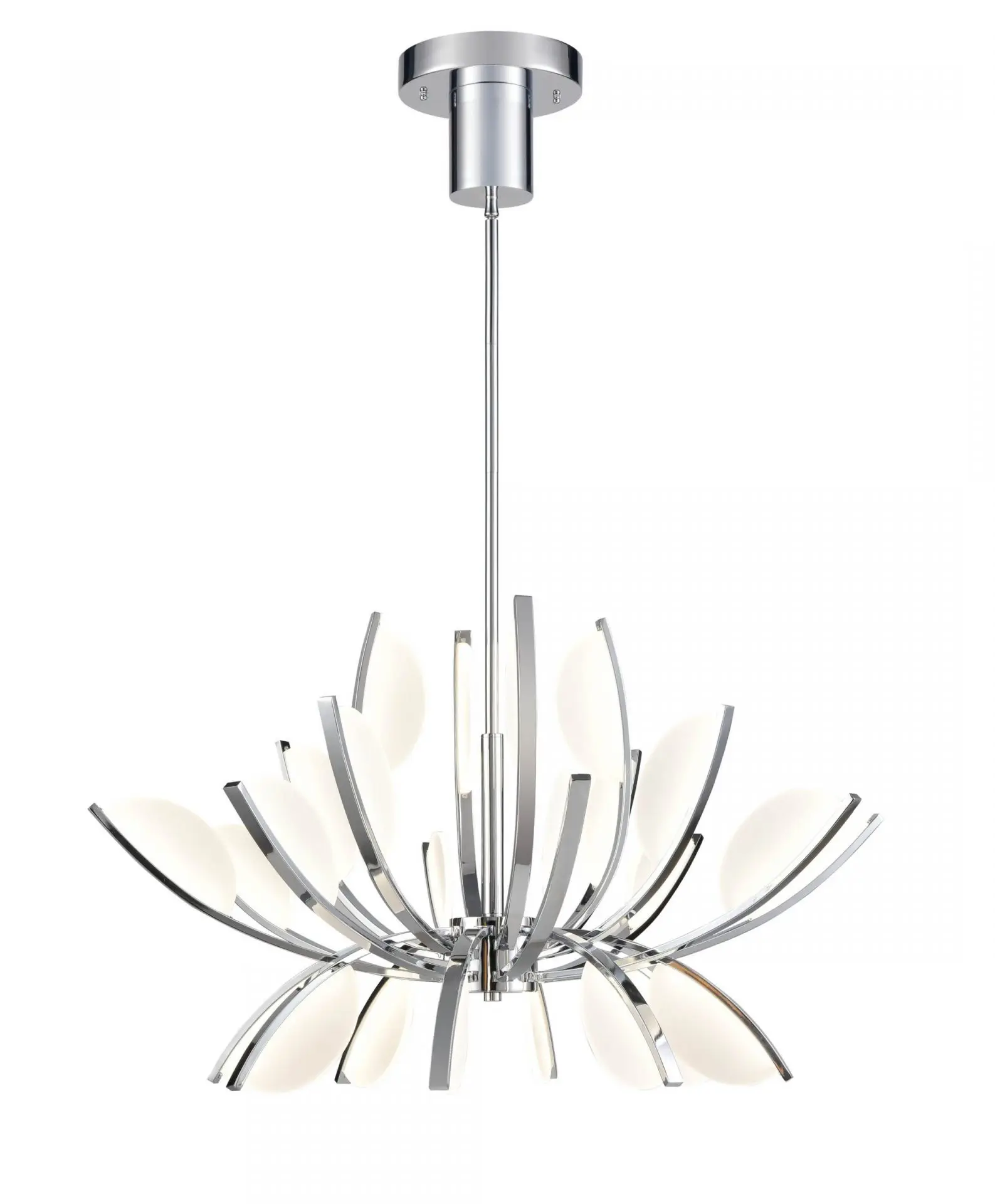 Nordic Modern Classical Acrylic Chandelier Retro Brushed Gold Pendant Light Kitchen Island Dinning Room Hallway