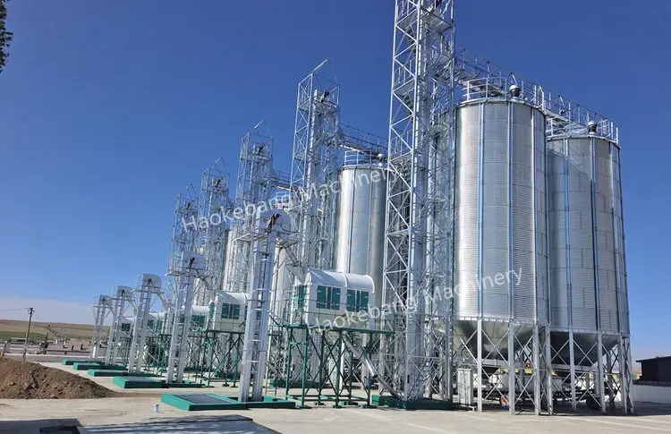 Зерно кукурузы небольшого размера 200 тонн зерно для хранения силоса