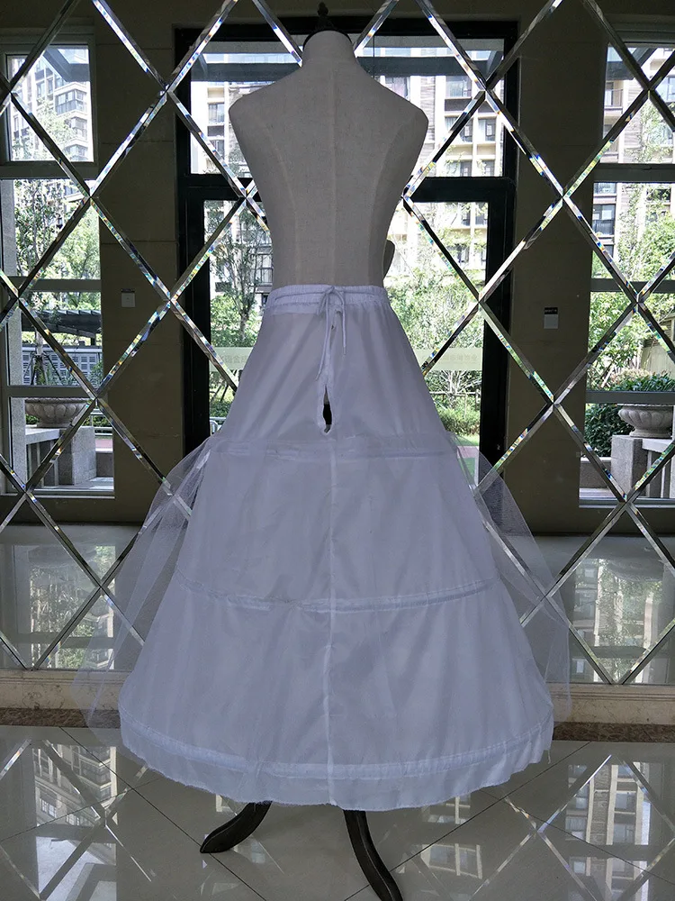 Wedding Ball Gown Women Costume Skirts Lining 3 Hoops Ladies Petticoat HCPS-009