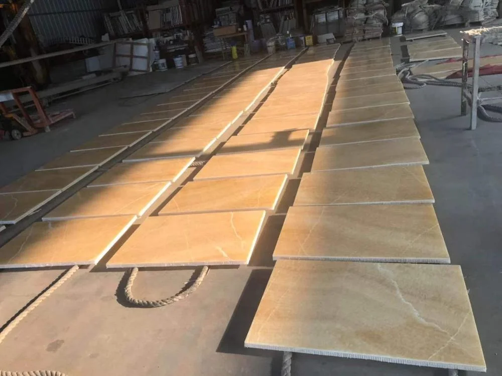 Factory Delivery Translucent Marble Backlit Onyx Background Wall Panel and Slabs