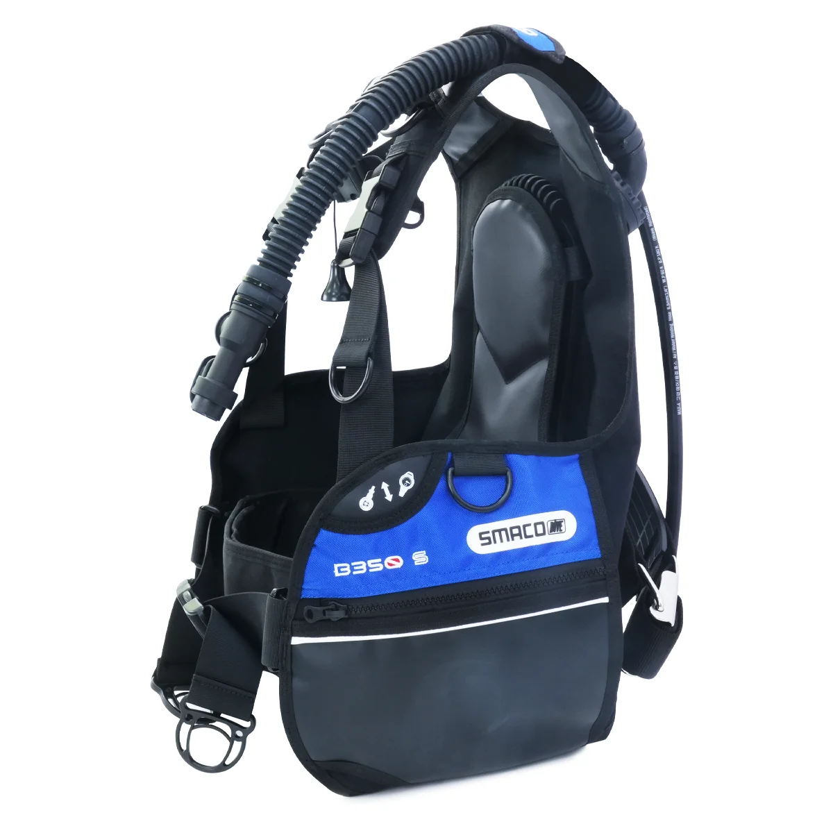 SMACO 1000D Denier Nylon Jacket style Lightweight Buoyancy Compensator Device Modular Design Scuba Diving Equipment BCD